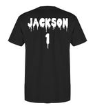 Black Custom Drip T-Shirt