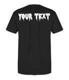 White Custom Drip T-Shirt