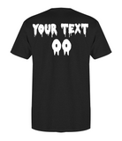 White Custom Drip T-Shirt